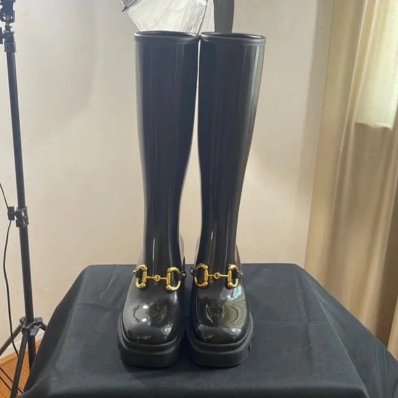 Gucci knee-high boot with Horsebit 6 - Picture 1 of 8